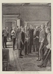 Il primo ricevimento del nuovo comandante in capo